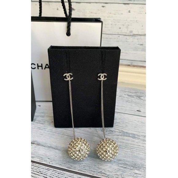 🛑SOLD🛑Authentic Rare Chanel CC Silver Crystal - Picture 11 of 12